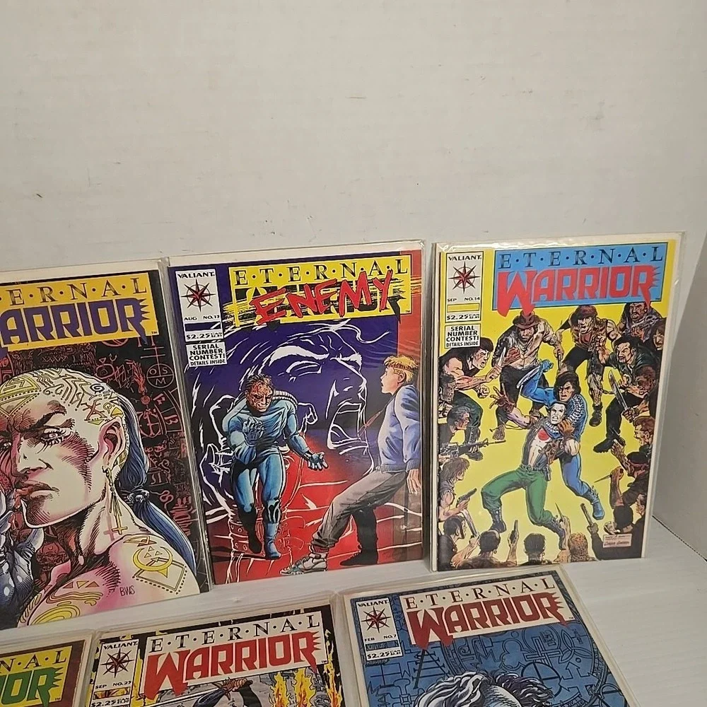 Valiant Comics Eternal‎ Warrior 1st Series Comic Book Lot of 7